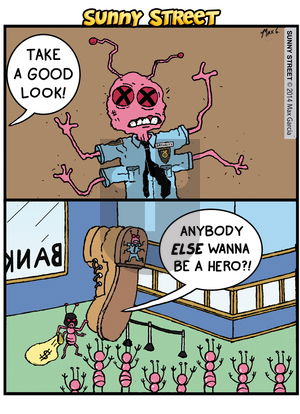 Sunny Street on Tuesday March 18, 2014 Comic Strip