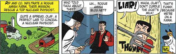 Rip Haywire on Wednesday April 15, 2009 Comic Strip