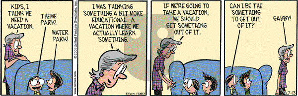 Grand Avenue on Monday July 13, 2009 Comic Strip