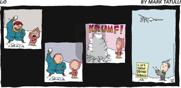 Lio on Sunday January 3, 2016 Comic Strip