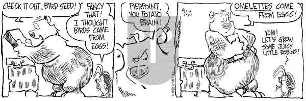 The Grizzwells on Monday September 27, 1999 Comic Strip
