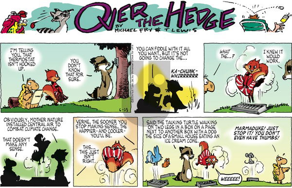 Over the Hedge on Sunday June 23, 2013 Comic Strip