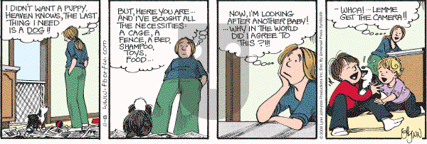 For Better or For Worse - Saturday November 8, 2008 Comic Strip