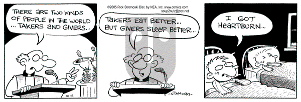 Soup to Nutz - Old on Saturday October 8, 2005 Comic Strip