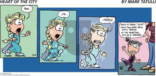 Heart of the City on Sunday March 18, 2018 Comic Strip