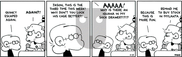 FoxTrot on Monday February 23, 2004 Comic Strip