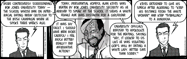 The Boondocks on Thursday September 20, 2007 Comic Strip