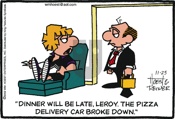 The Lockhorns - Monday November 25, 2002 Comic Strip