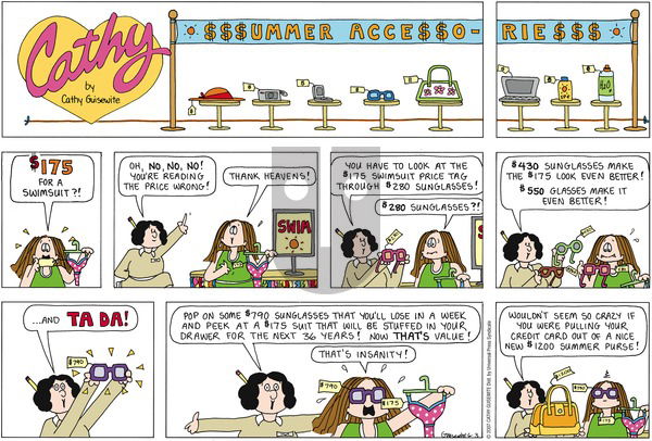 Cathy Classics on Friday July 27, 2007 Comic Strip