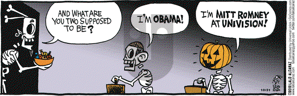 La Cucaracha on Wednesday October 31, 2012 Comic Strip