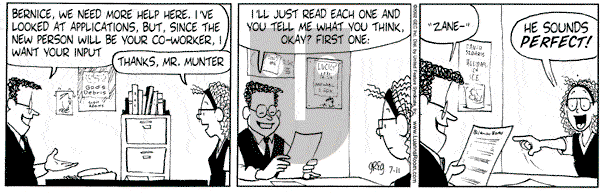 Luann on Thursday July 11, 2002 Comic Strip
