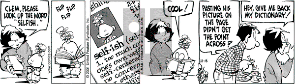 Rose is Rose on Tuesday October 16, 2001 Comic Strip