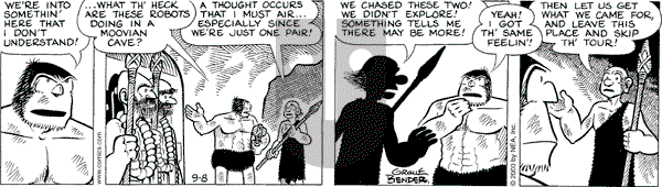 Alley Oop on Friday September 8, 2000 Comic Strip