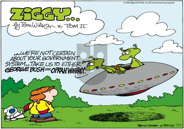 Ziggy on Sunday January 29, 2006 Comic Strip