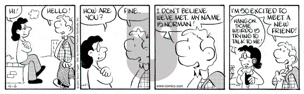 Drabble on Friday April 6, 2007 Comic Strip