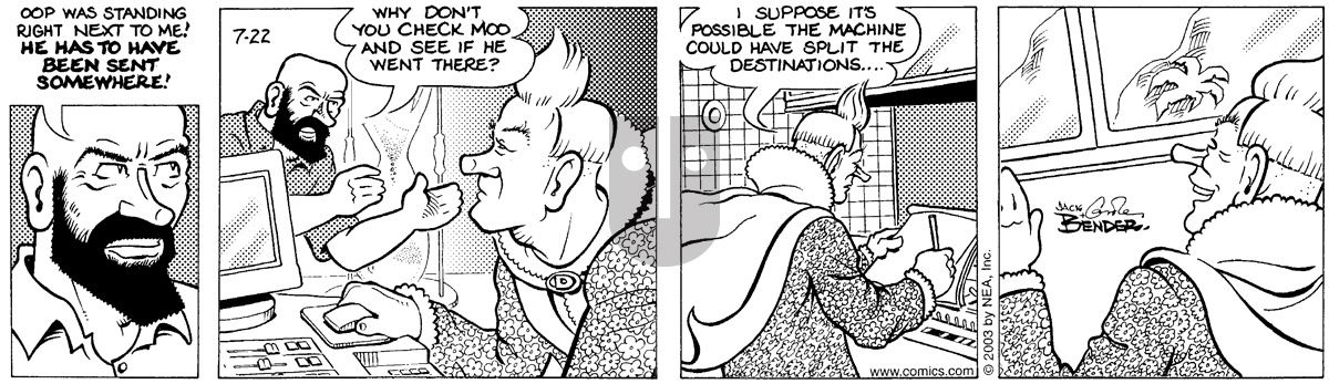 Alley Oop - Tuesday July 22, 2003 Comic Strip