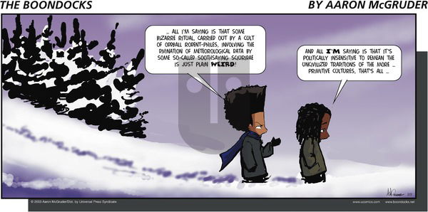 The Boondocks on Friday August 22, 2003 Comic Strip