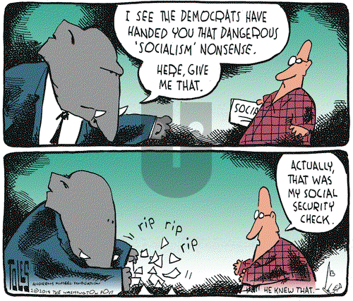 Tom Toles on Monday February 25, 2019 Comic Strip