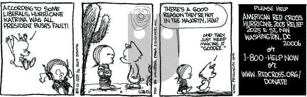 Prickly City on Wednesday September 14, 2005 Comic Strip