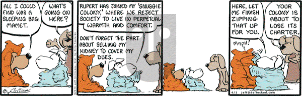 DeFlocked on Thursday April 1, 2010 Comic Strip