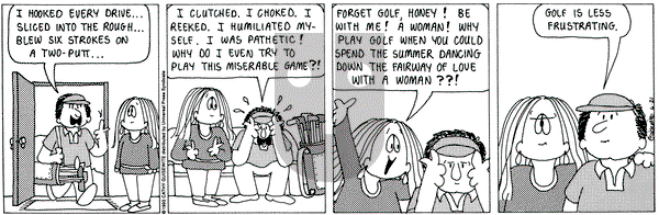 Cathy Classics on Monday June 21, 1993 Comic Strip