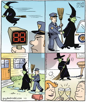 Brevity on Wednesday April 1, 2009 Comic Strip