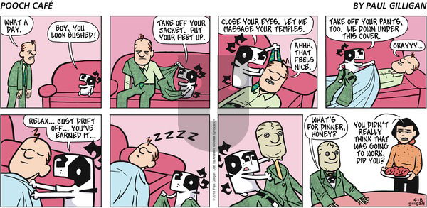 Pooch Cafe on Sunday April 8, 2018 Comic Strip