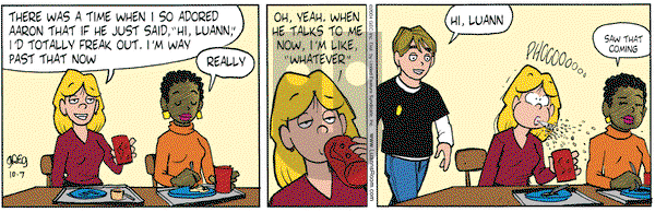 Luann - Thursday October 7, 2004 Comic Strip