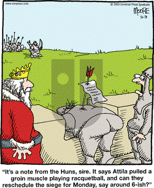 In the Bleachers on Thursday February 3, 2000 Comic Strip