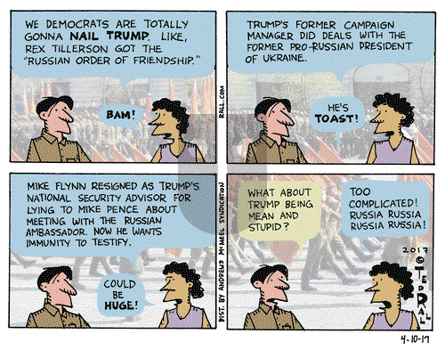 Ted Rall on Monday April 10, 2017 Comic Strip