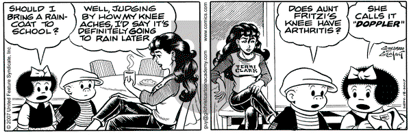 Nancy on Wednesday November 7, 2007 Comic Strip