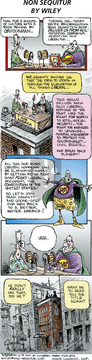Non Sequitur on Sunday June 13, 2004 Comic Strip