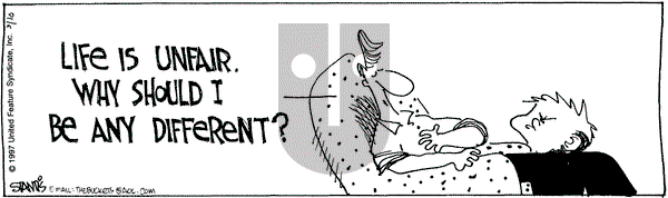The Buckets on Monday March 10, 1997 Comic Strip