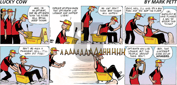 Lucky Cow on Sunday April 10, 2005 Comic Strip