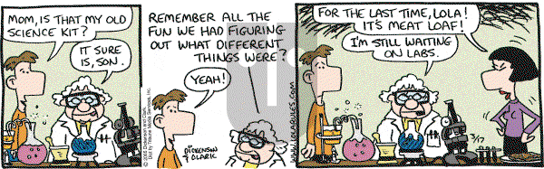 Lola on Thursday March 17, 2005 Comic Strip