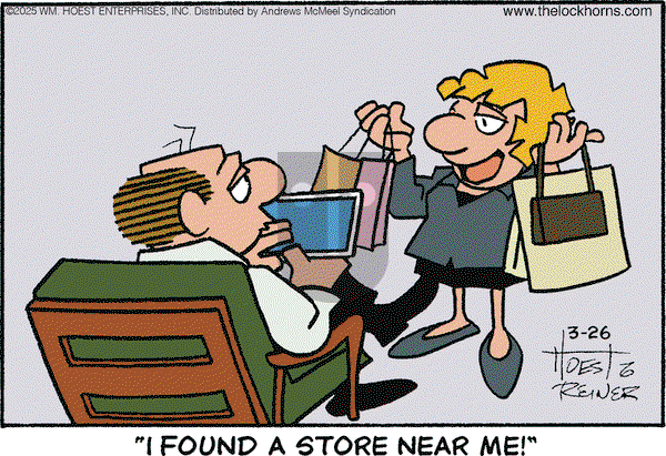 The Lockhorns on Wednesday March 26, 2025 Comic Strip