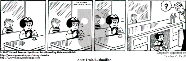 Nancy Classics on Saturday October 7, 2017 Comic Strip