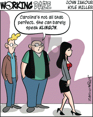 Working Daze on Tuesday October 26, 2004 Comic Strip