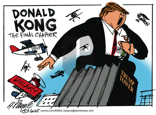 Henry Payne on Saturday October 15, 2016 Comic Strip