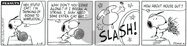 Peanuts on Tuesday June 8, 1976 Comic Strip