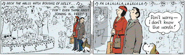 Fred Basset on Monday December 19, 2011 Comic Strip