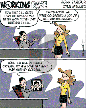 Working Daze on Wednesday August 1, 2007 Comic Strip