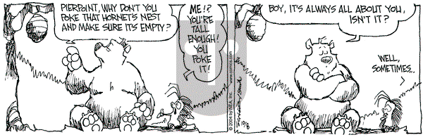 The Grizzwells - Friday October 8, 2004 Comic Strip
