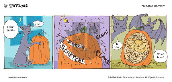 @Tavicat on Monday October 14, 2024 Comic Strip