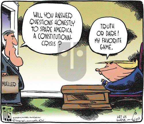 Tom Toles on Friday January 12, 2018 Comic Strip