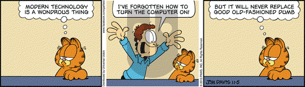 Garfield on Tuesday November 5, 2013 Comic Strip