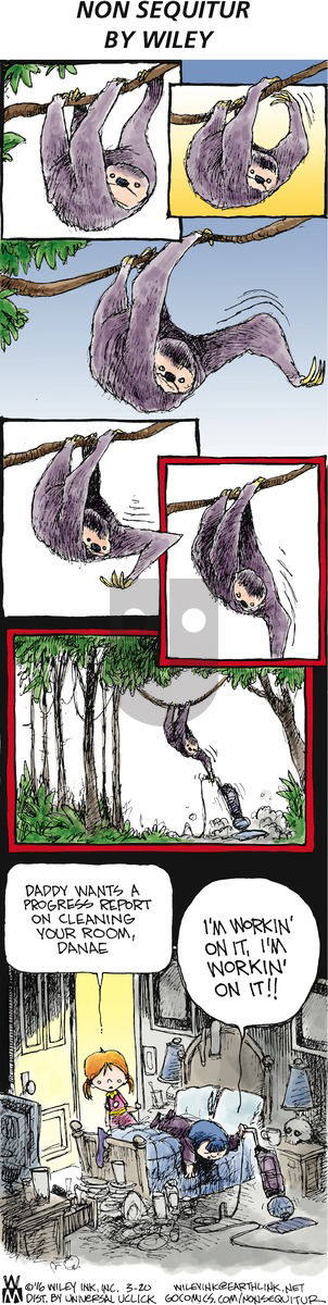 Non Sequitur on Sunday March 20, 2016 Comic Strip
