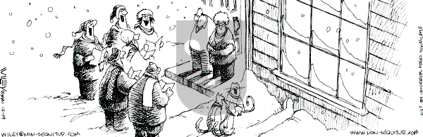 Non Sequitur on Wednesday December 19, 2001 Comic Strip
