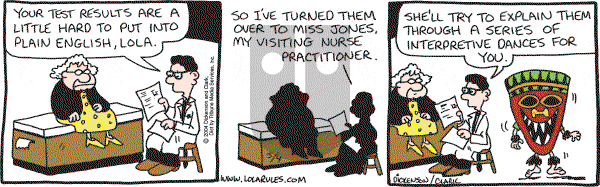 Lola on Tuesday May 4, 2004 Comic Strip