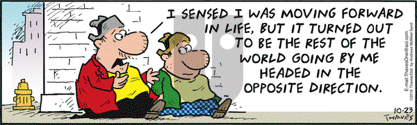Frank and Ernest on Wednesday October 23, 2019 Comic Strip